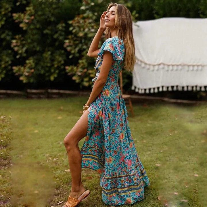 Veronica™ - Maxi Jurk Met Hoge Split