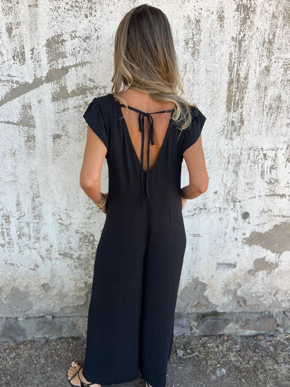 Leopardprint V-hals jurk
