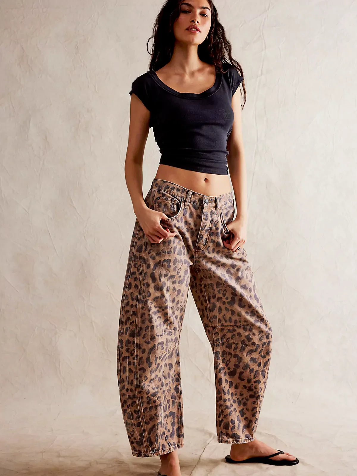 Luipaard jeans