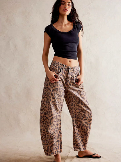Luipaard jeans