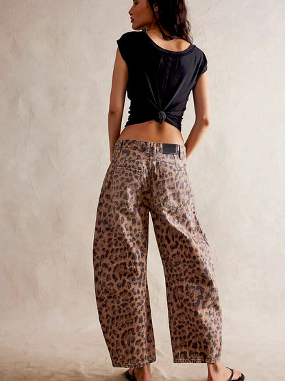 Luipaard jeans