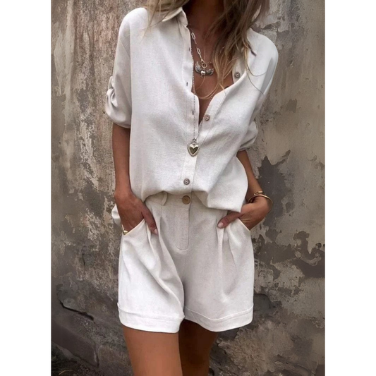 Linnea | Luchtige linnen set