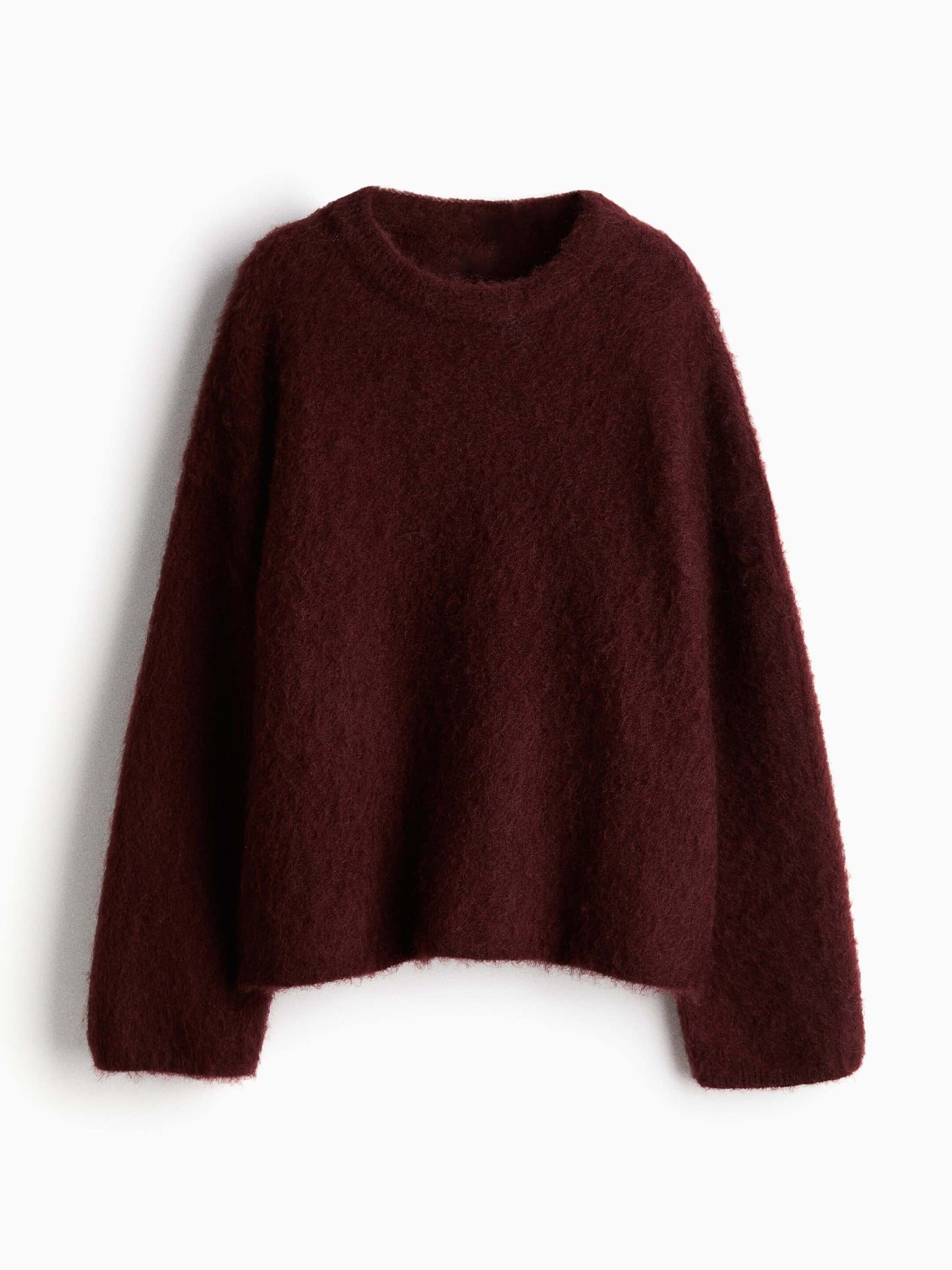 Oversized Mohair-Blend Set