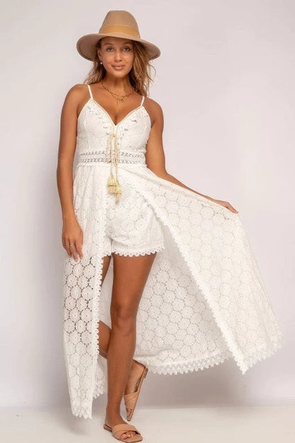 Nina™ Chique Witte Ibiza Jurk